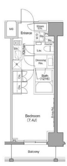 ザ・パークハビオ巣鴨の間取り