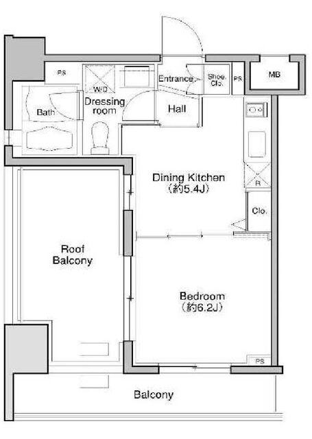 プラウドフラット大塚の間取り