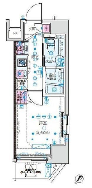 クレイシア巣鴨駅前の間取り