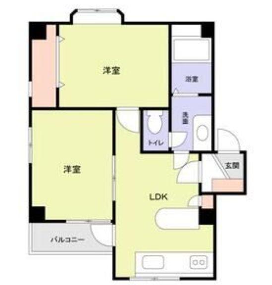 クレスト高輪の間取り図