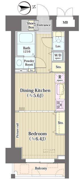 トーク西池袋ウェルフォートの間取り（参考