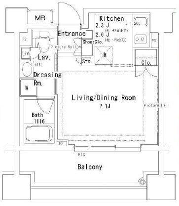 パークアクシス御茶ノ水ステージの間取り