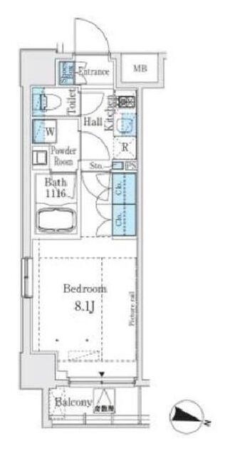 ベルファース大塚の間取り