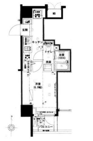 ハーモニーレジデンス池袋#002の間取り