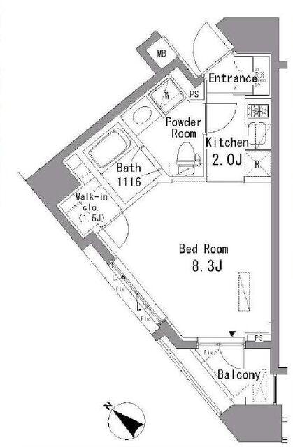 パークアクシス西ヶ原の間取り