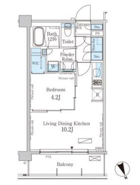 パークアクシス駒込HILLTOPの間取り