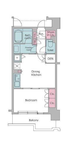 レジディア御茶ノ水の間取り図