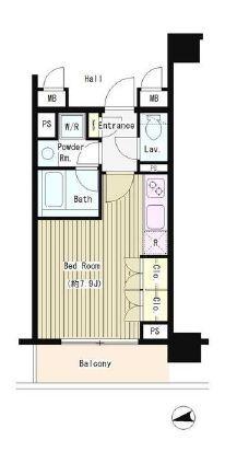 CITY　CURRENT大手町の間取り