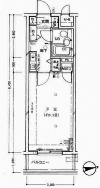 東急ドエルアルス早稲田　406