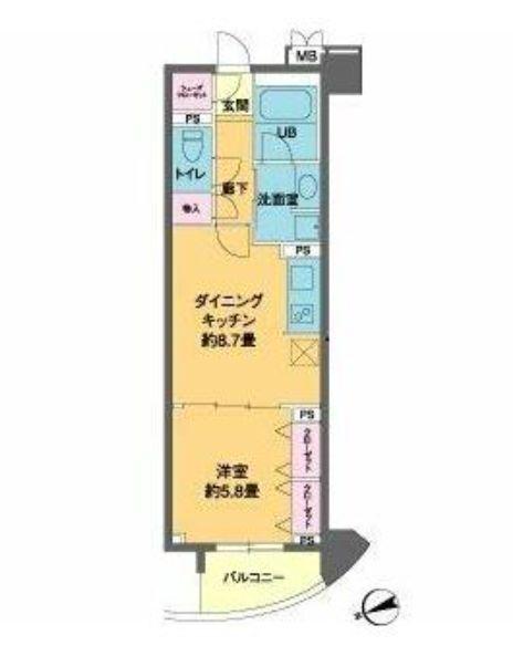 カスタリア池袋 405