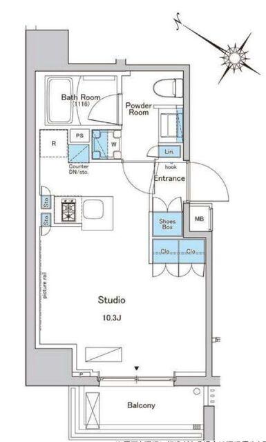ルフォンプログレ南大塚の間取り