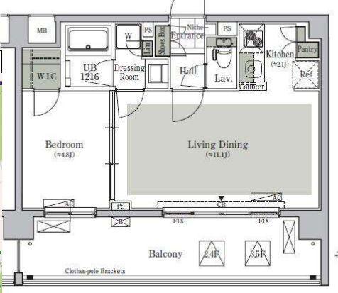 Park Cube西ヶ原STAGEの間取