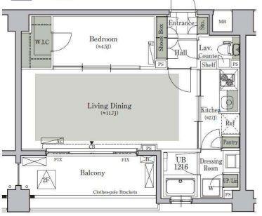 Park Cube西ヶ原STAGEの間取