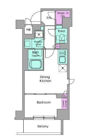 レジディア高田馬場 / 305