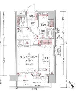 ラ・コスタ新宿余丁町　405号室