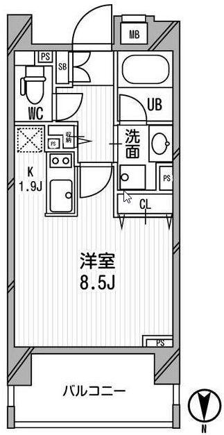 クリオ西池袋の間取り