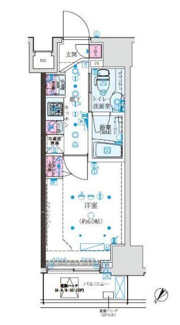 クレイシア巣鴨駅前の間取り