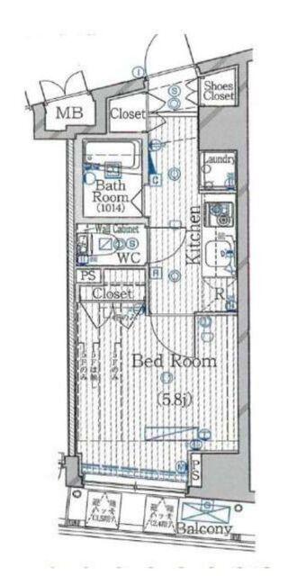 ル・リオン池袋の間取り