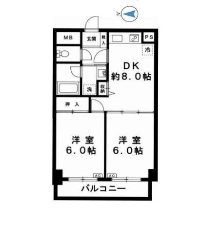 アソシエール千川 202