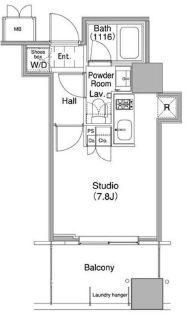 コンフォリア東池袋WESTの間取り図