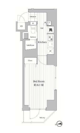 ウエルカーサ文京湯島の間取り