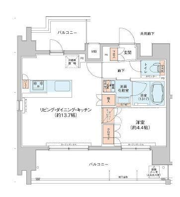 アジールコート新高円寺　別号室写真