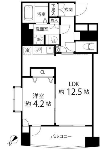 レニール本駒込の間取り