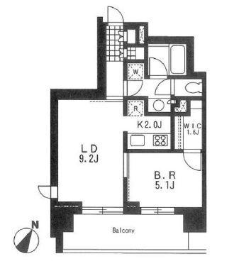 アパートメンツ千駄木の間取り