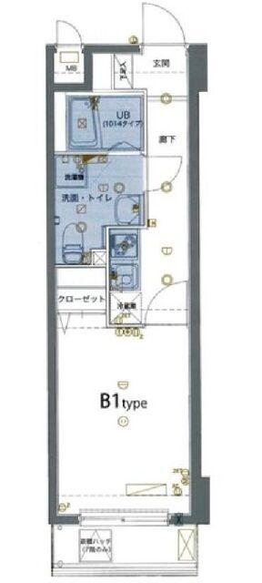 ジェノヴィア田端グリーンヴェールの間取り