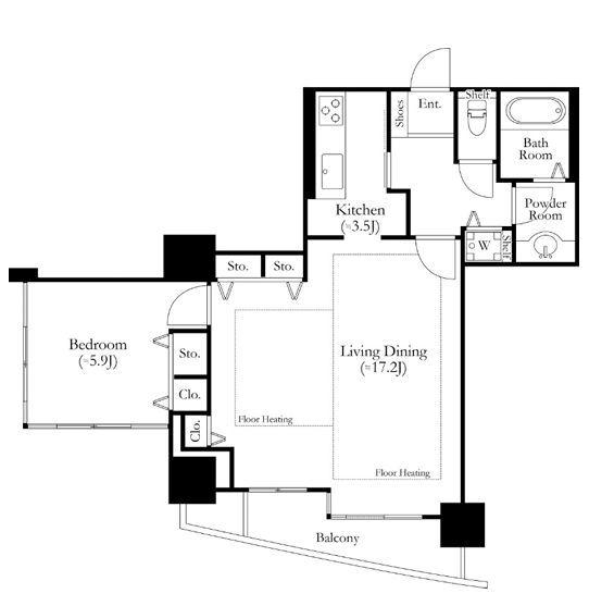 河田町ガーデン1