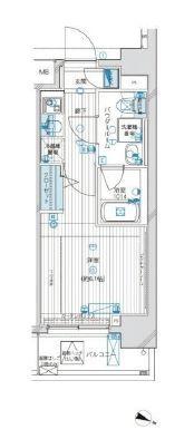 メインステージ白山Ⅱの間取り