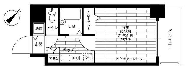 ステージファースト本駒込の間取り