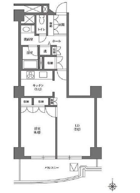 文京グリーンコートビュータワー本駒込の間