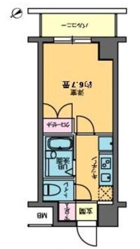 カスタリア要町の間取り