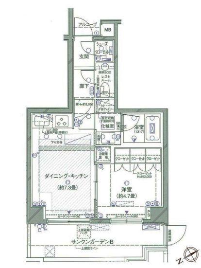  間取り図写真