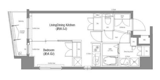 コンフォリア東池袋の間取り