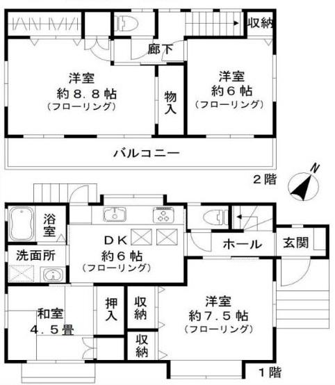  間取り図写真
