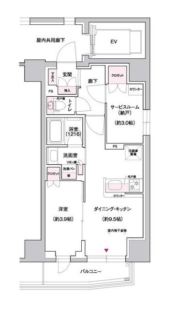  間取り図写真