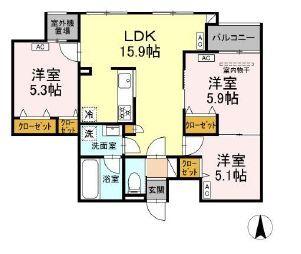  間取り図写真