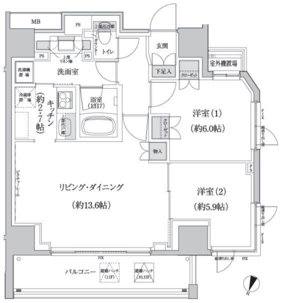  間取り図写真