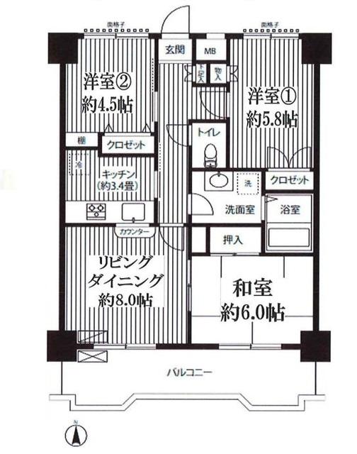  間取り図写真