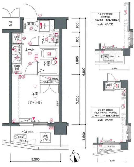  間取り図写真