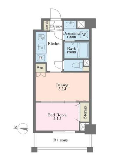 デュオステージ大塚の間取り図