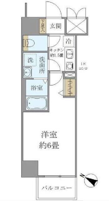 シエル白山B館の間取り