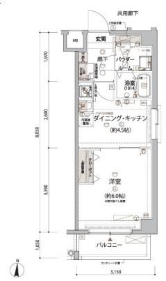  間取り図写真