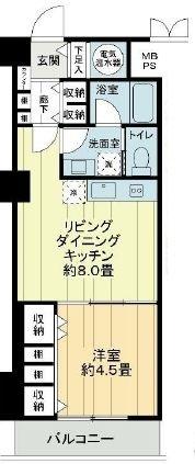 ライオンズマンション白金第3の間取り