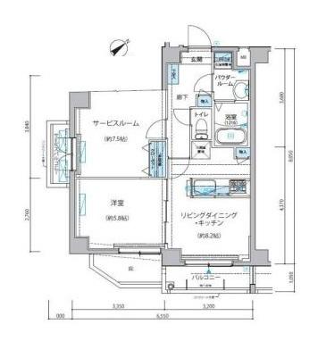  間取り図写真
