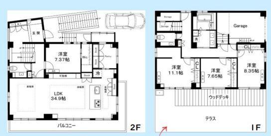  間取り図写真