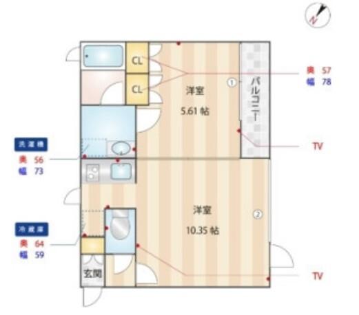  間取り図写真