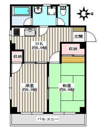 エースハイツ綾部の間取り